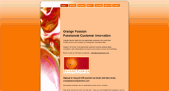 Desktop Screenshot of orangepassion.com